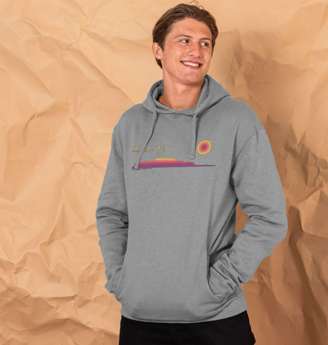 Clickimin Broch Sunset Mens Hoody