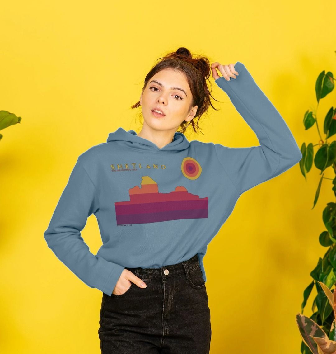 Jarlshof Sunset Womans Hoodie