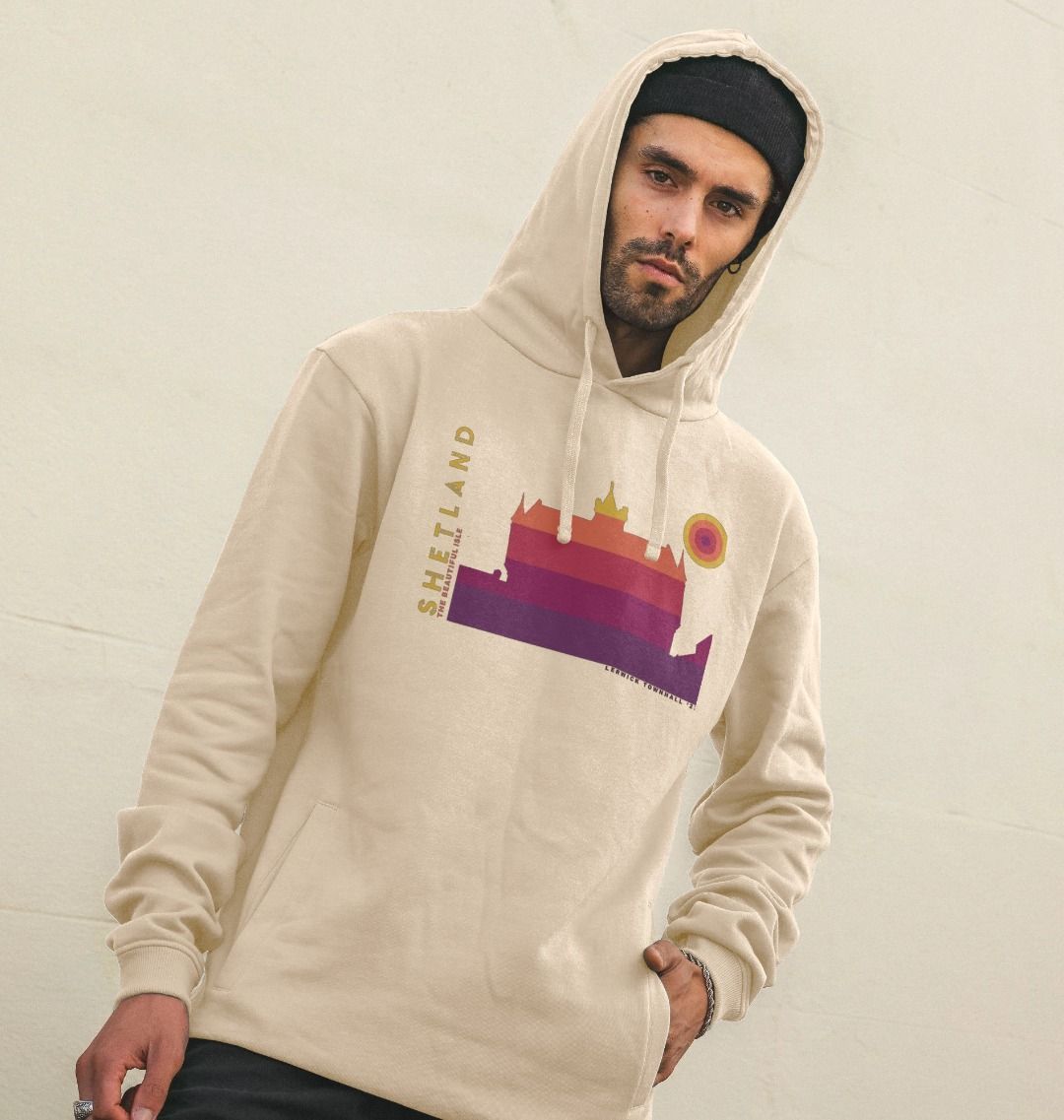Lerwick Townhall Sunset Mens Hoody