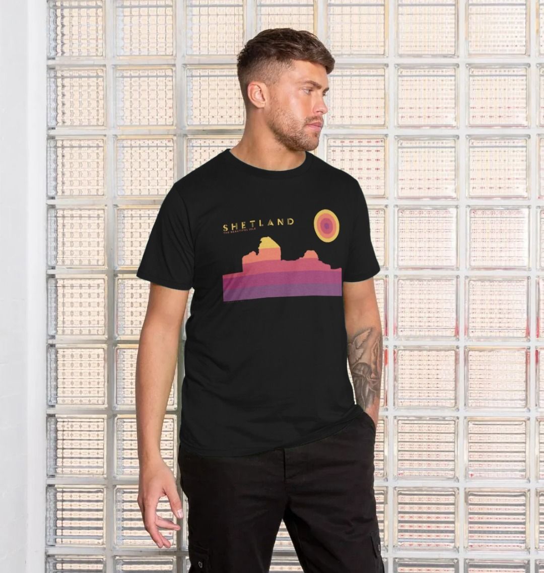 Jarlshof Sunset Mens T-Shirt