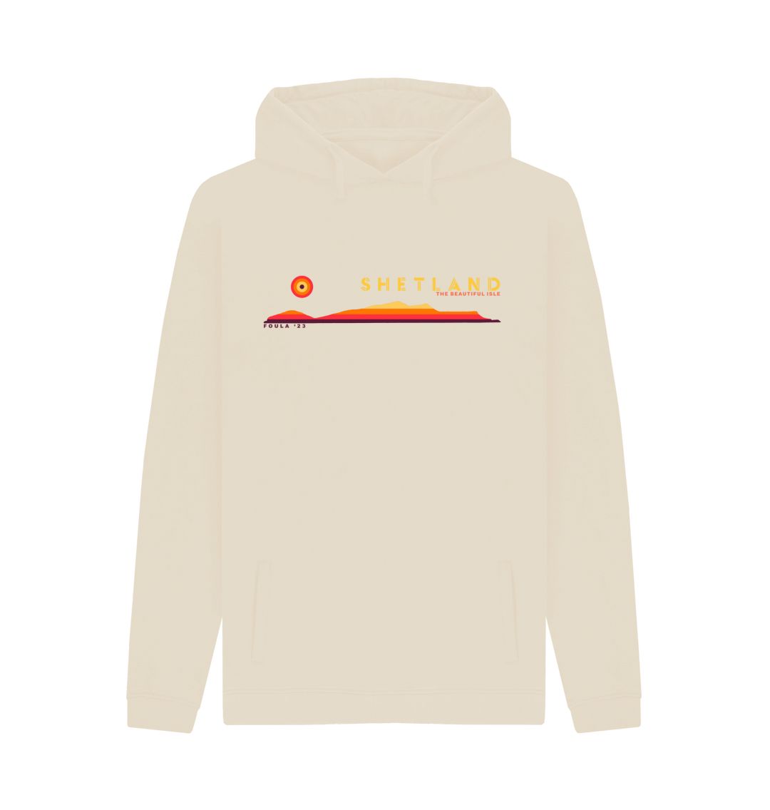 Oat Foula Sunset Mens Hoody | Shetland, The Beautiful Isle