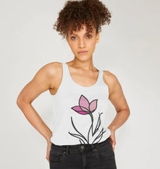 Popping Blossom Womans Vest