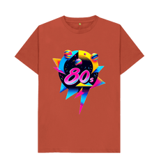 Rust 80s Inspired Mens T-Shirt