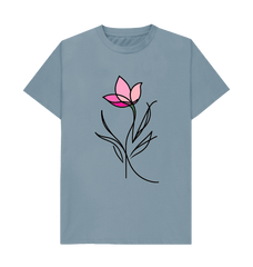 Stone Blue Popping Pink Womans T-shirt