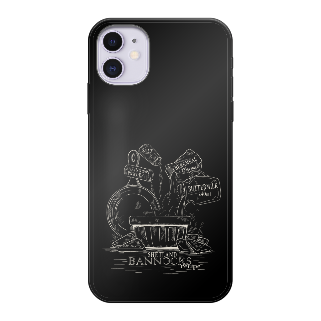 Shetland Bannocks Printed Black Soft Phone Case