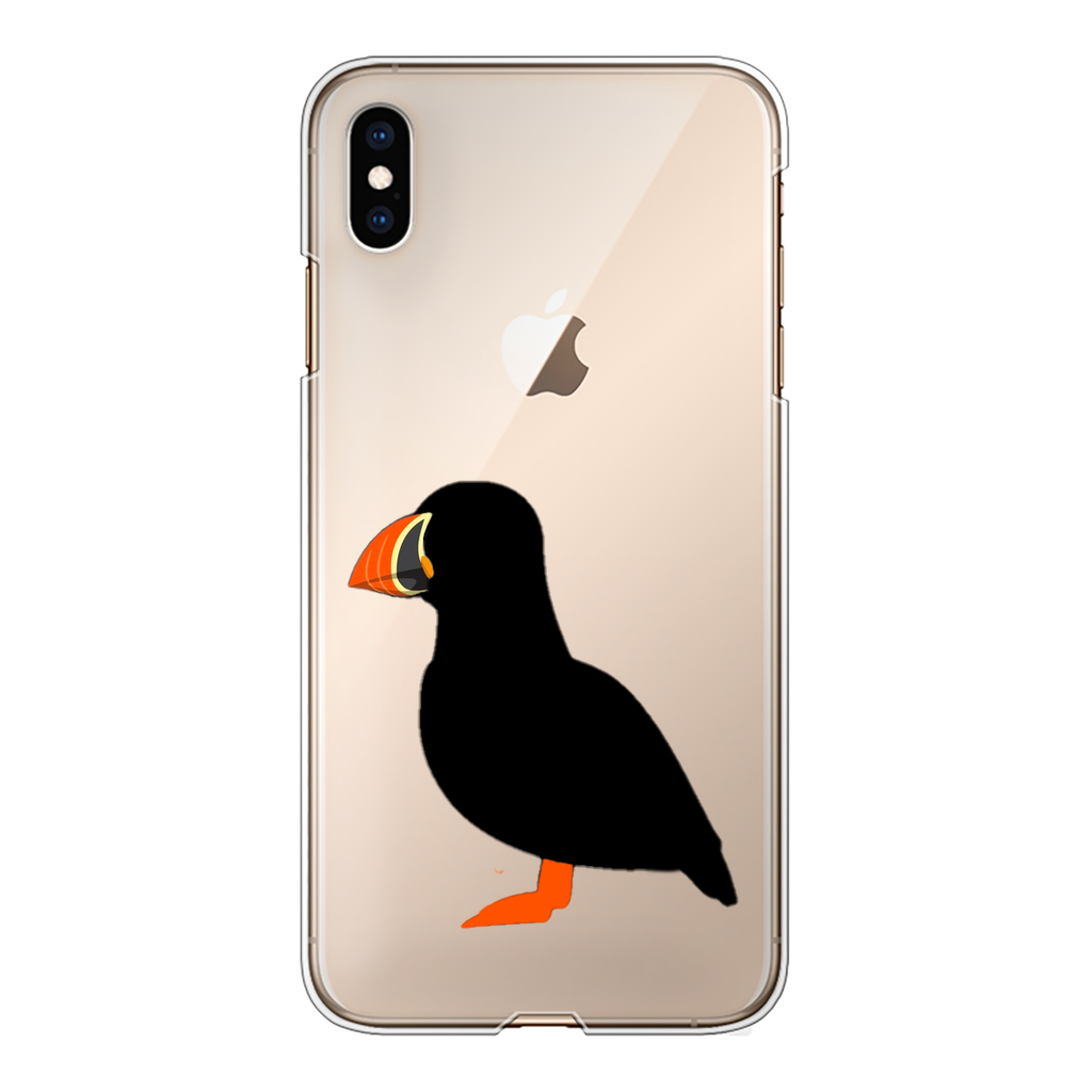 Puffin Transparent Hard Phone Case