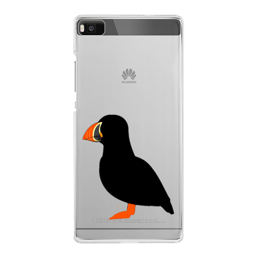 Puffin Transparent Hard Phone Case