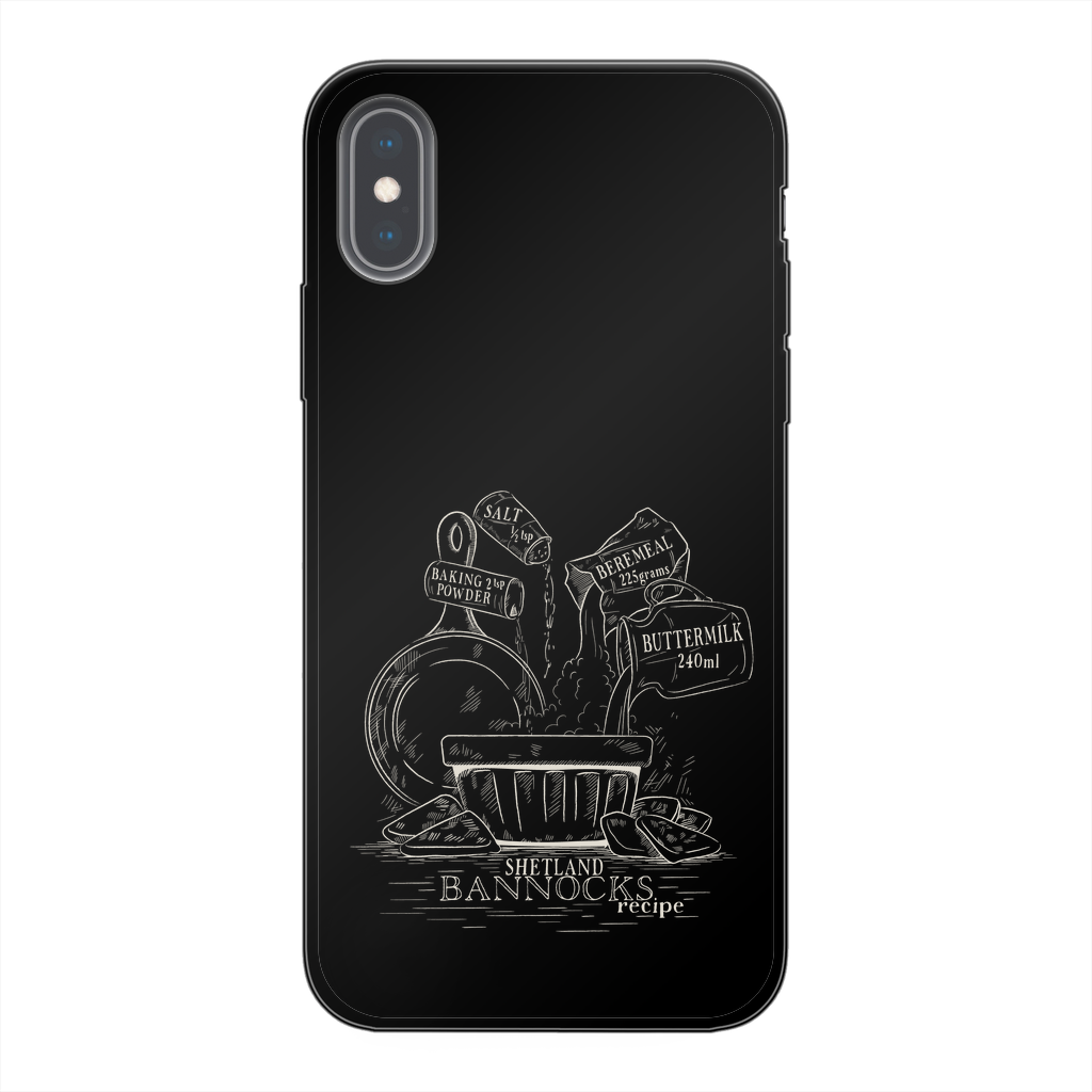 Shetland Bannocks Printed Black Soft Phone Case