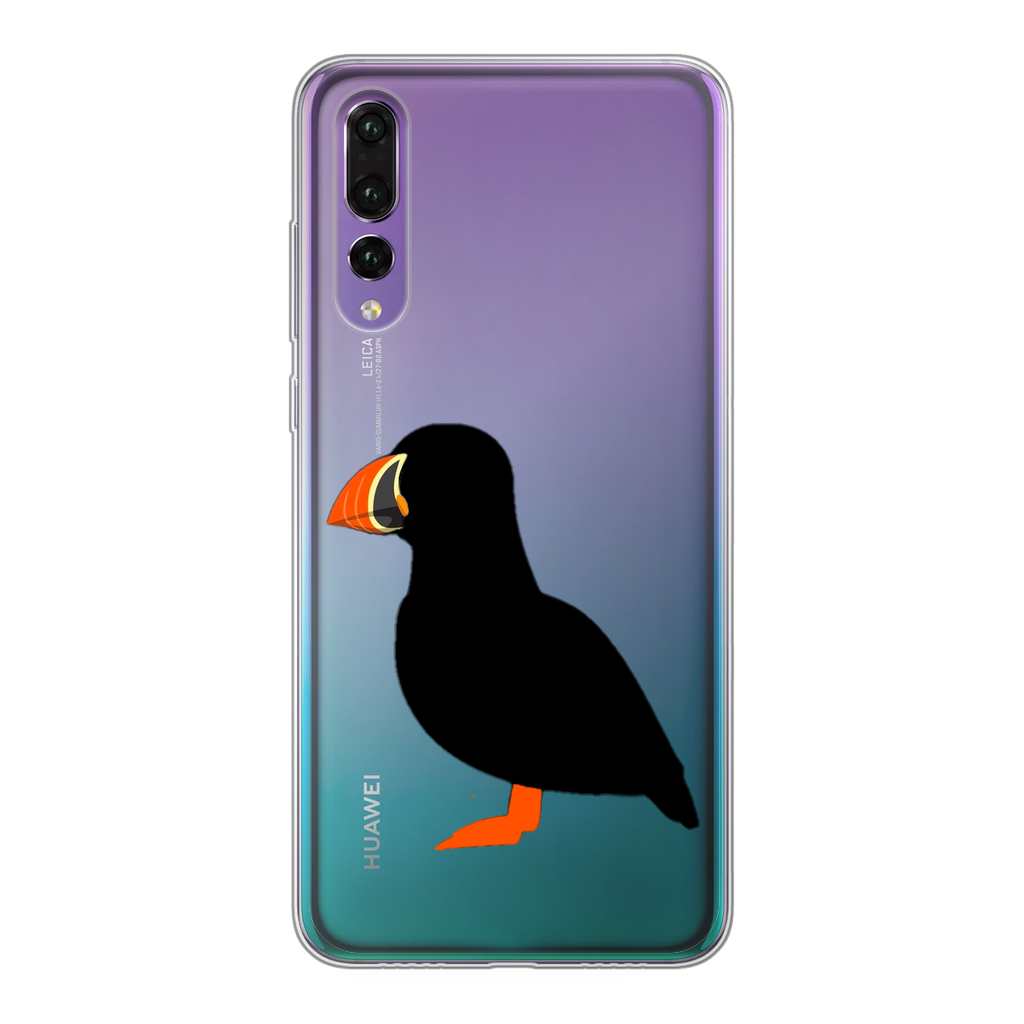 Puffin Transparent Soft Phone Case
