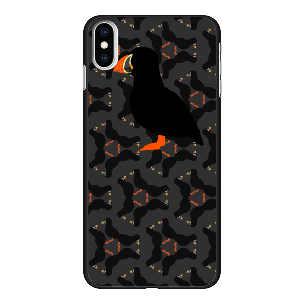 Puffin Printed Black Phone Case