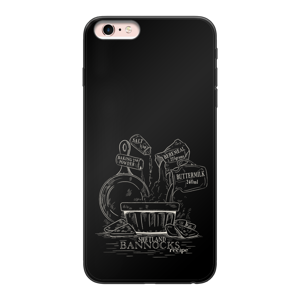 Shetland Bannocks Printed Black Soft Phone Case