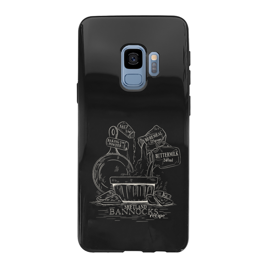 Shetland Bannocks Printed Black Soft Phone Case