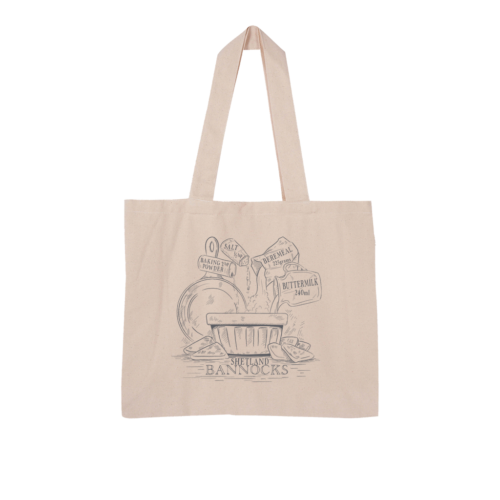 Shetland Bannocks Large Organic Tote Bag