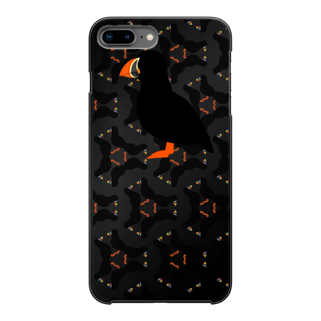 Puffin Printed Black Phone Case