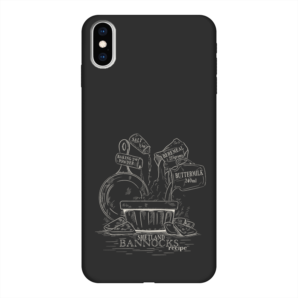 Shetland Bannocks Printed Black Soft Phone Case