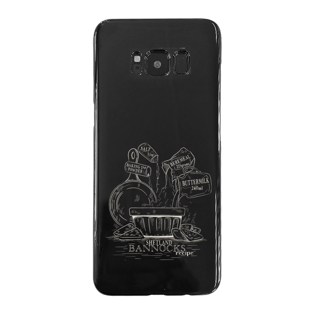 Shetland Bannocks Printed Black Soft Phone Case