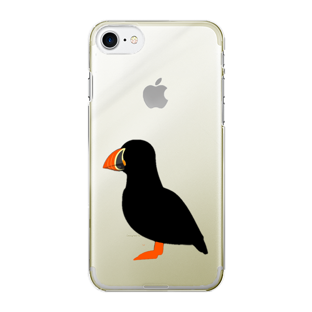 Puffin Transparent Hard Phone Case