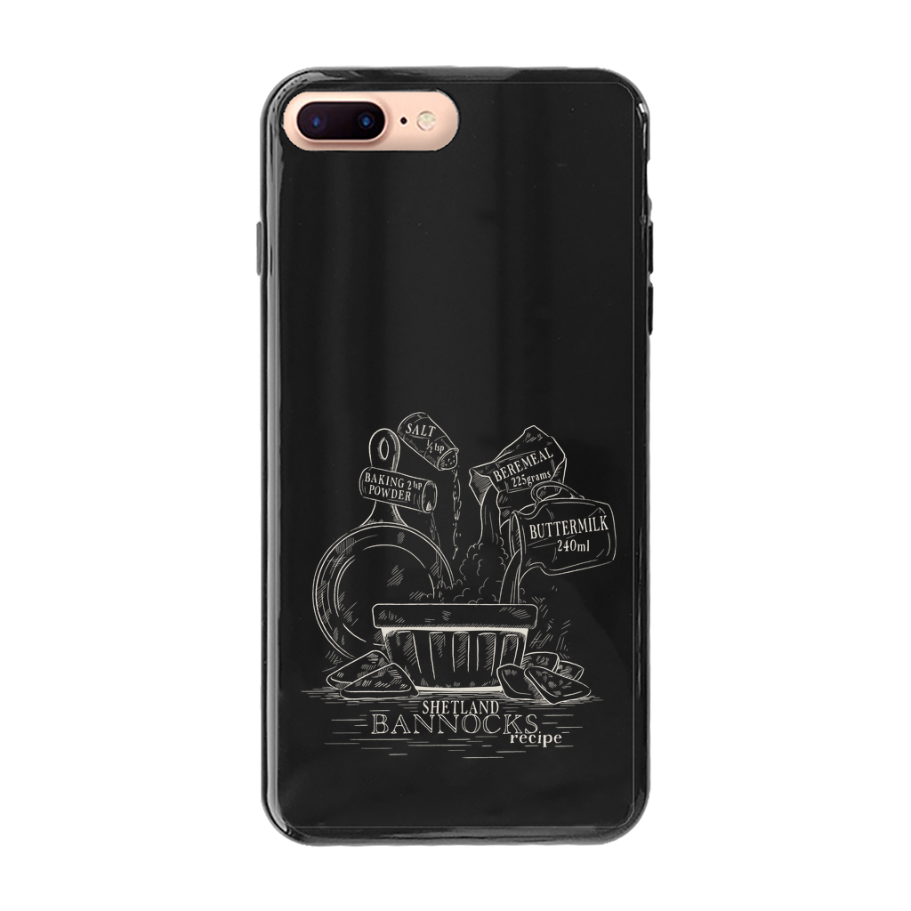 Shetland Bannocks Printed Black Soft Phone Case