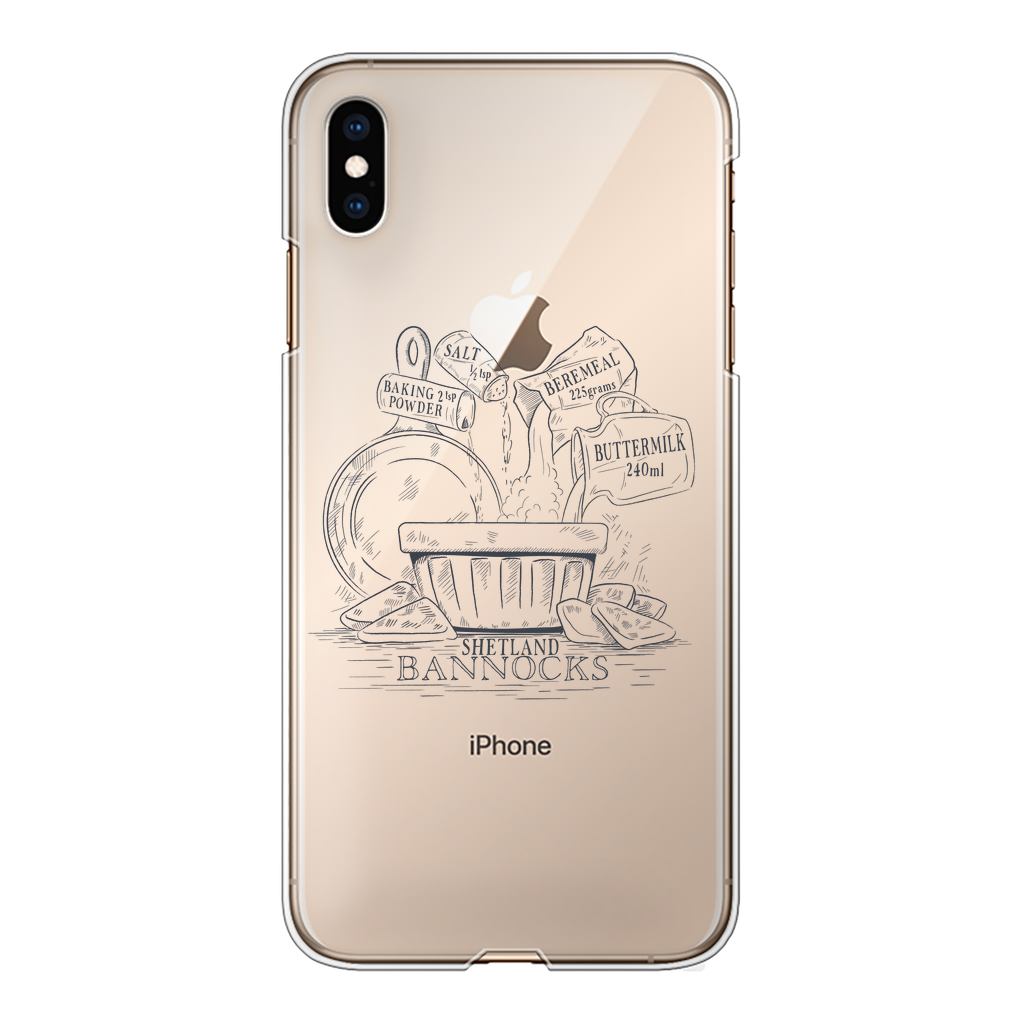 Shetland Bannocks Transparent Hard Phone Case
