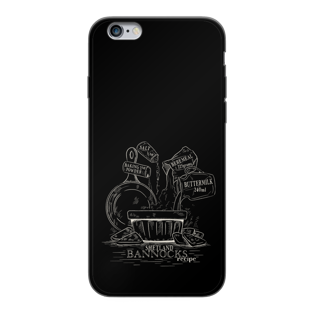 Shetland Bannocks Printed Black Soft Phone Case