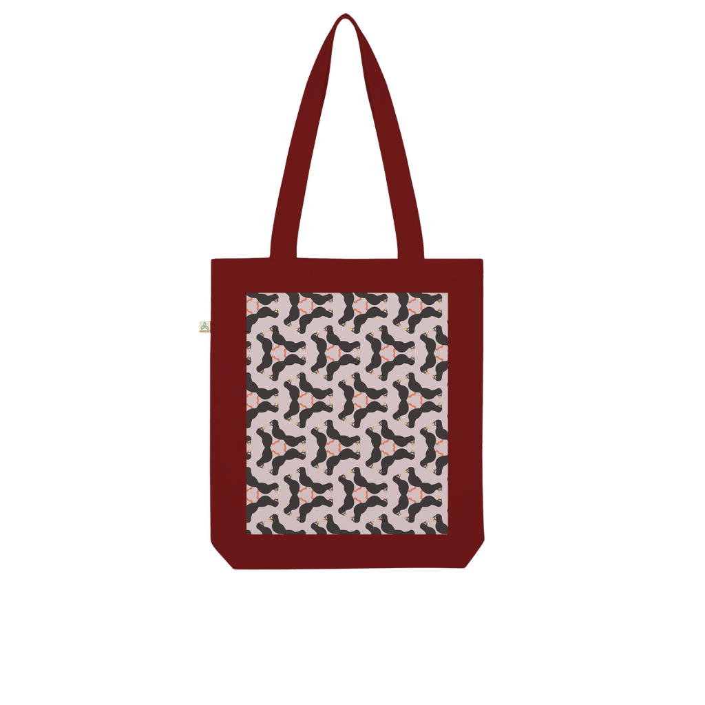 Puffin Organic Tote Bag