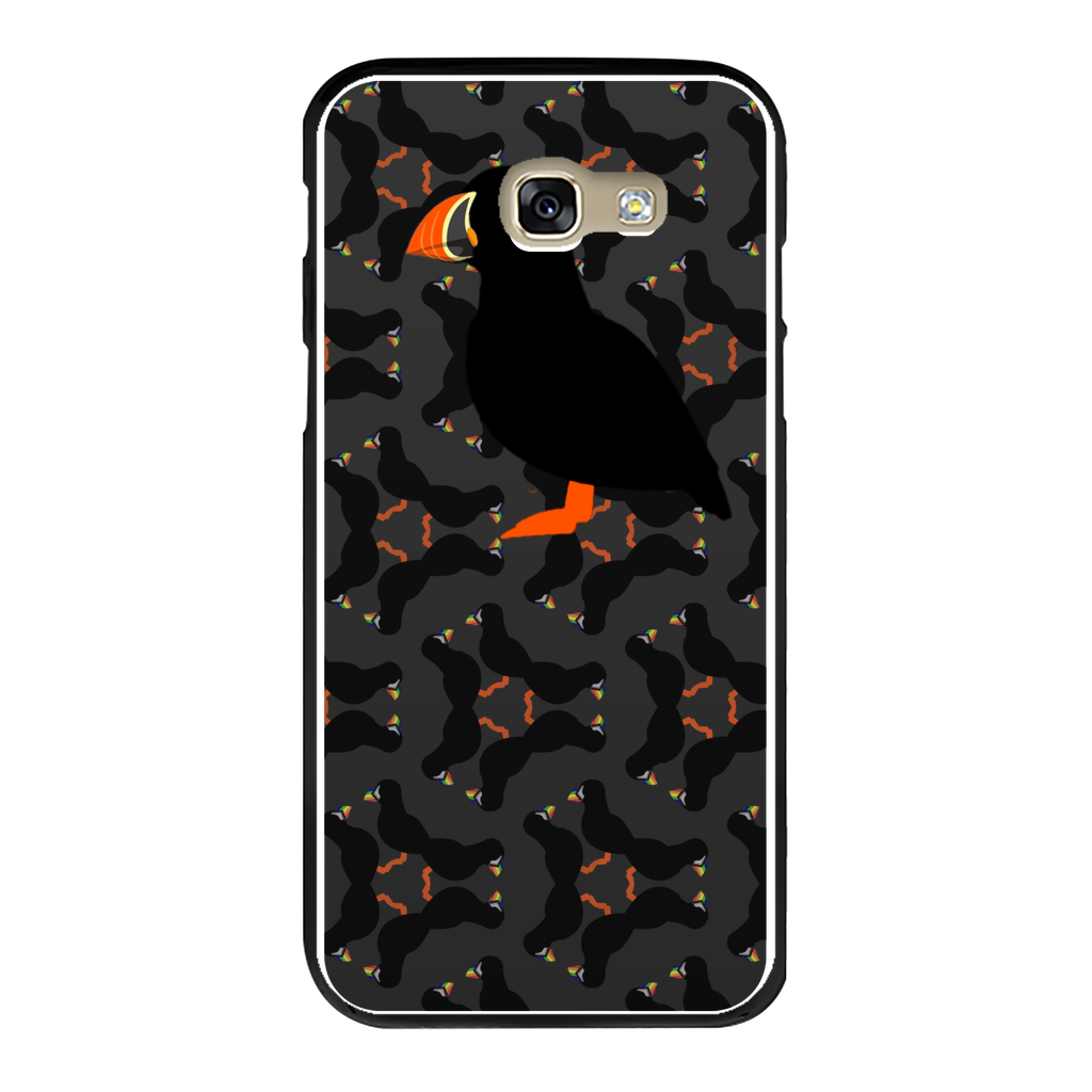 Puffin Printed Black Phone Case