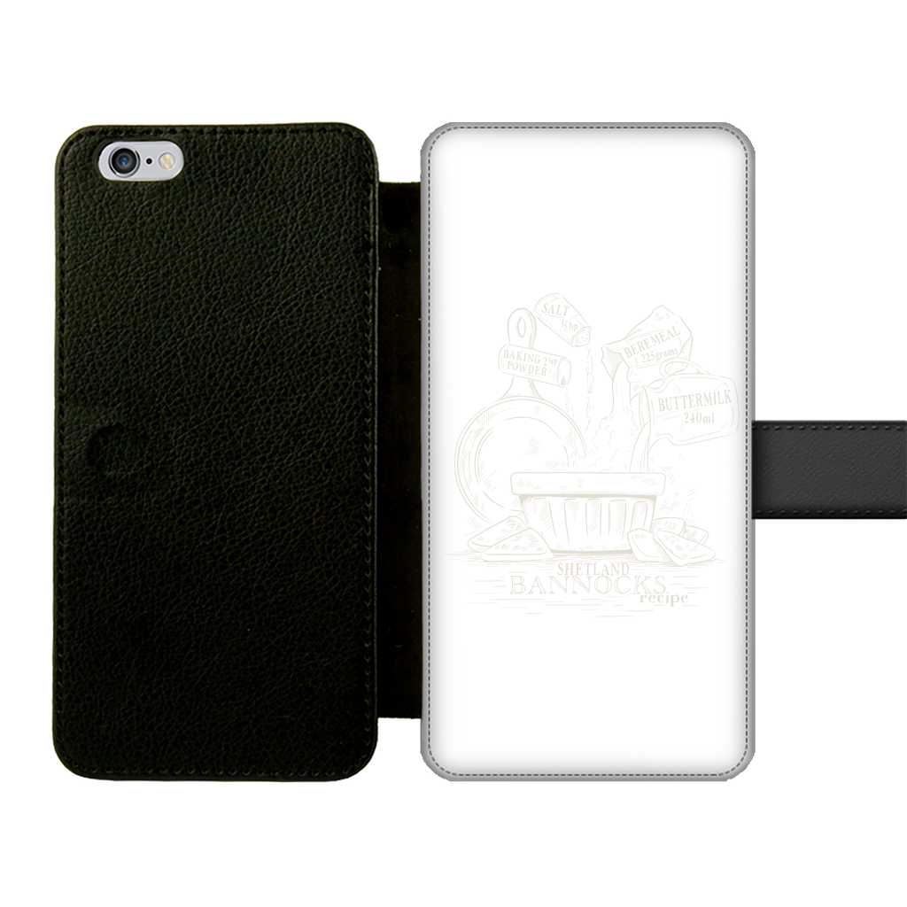 Shetland Bannocks Front Printed Wallet Cases
