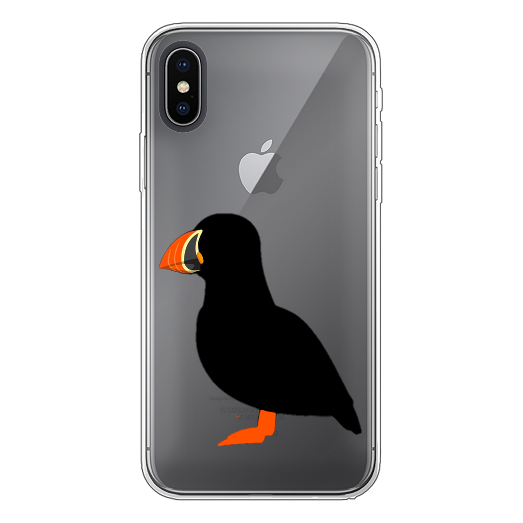 Puffin Transparent Soft Phone Case