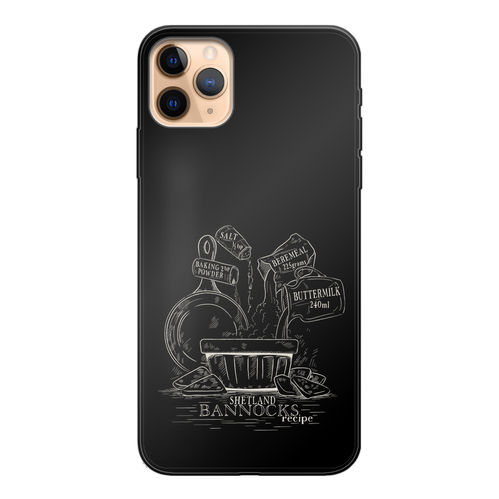 Shetland Bannocks Printed Black Soft Phone Case