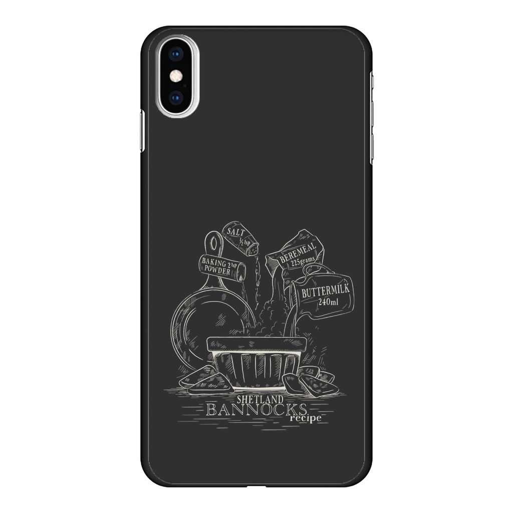 Shetland Bannocks Printed Black Phone Case