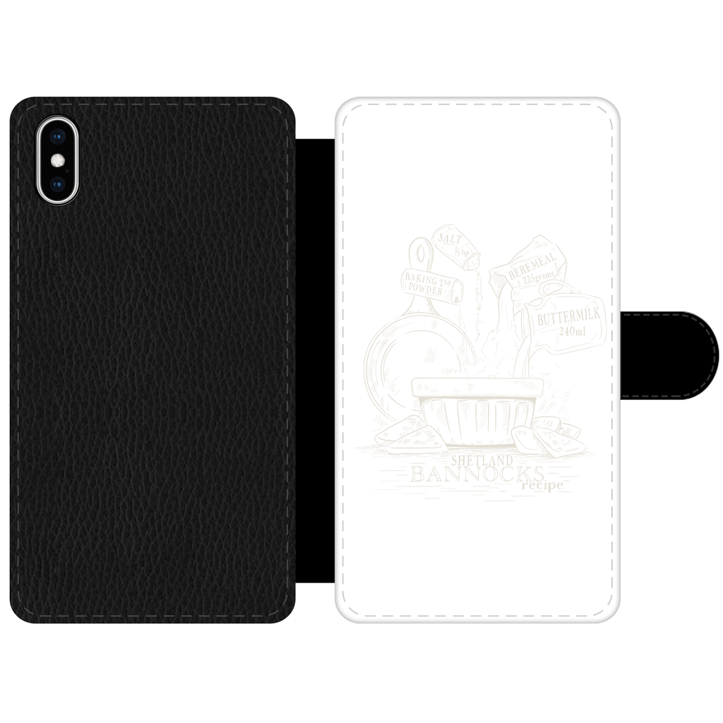 Shetland Bannocks Front Printed Wallet Cases