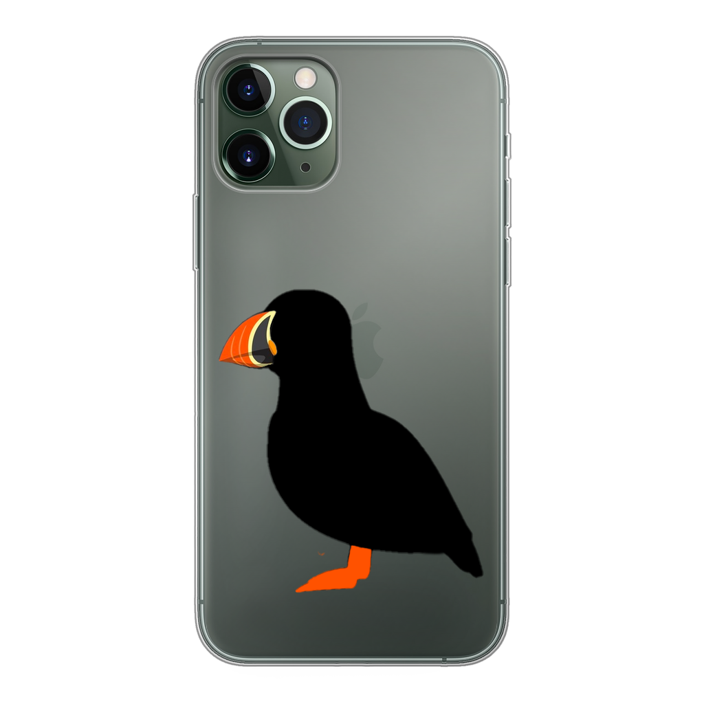 Puffin Transparent Soft Phone Case