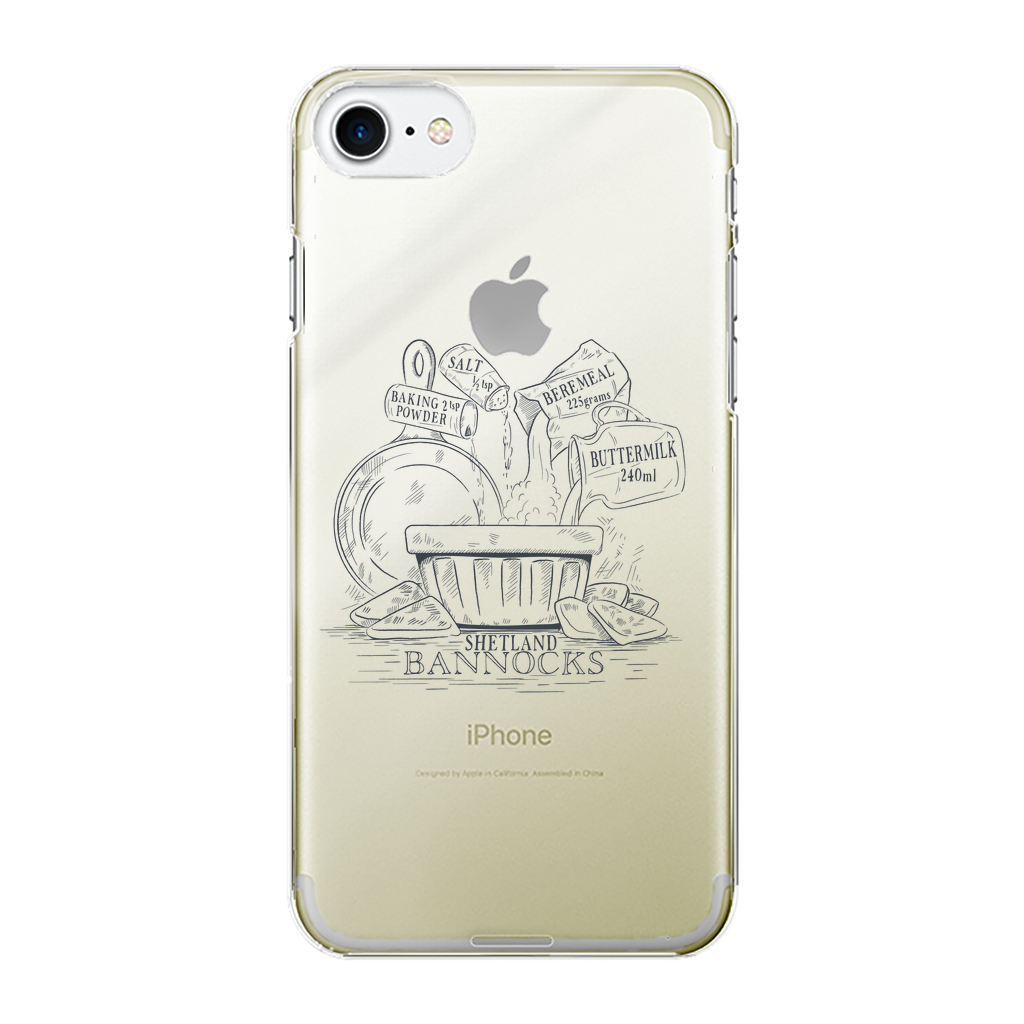 Shetland Bannocks Transparent Hard Phone Case