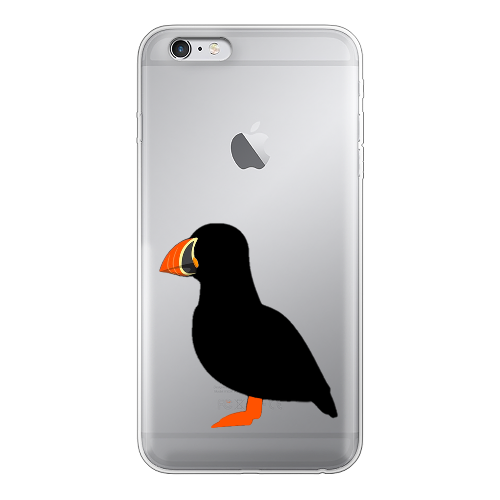 Puffin Transparent Hard Phone Case