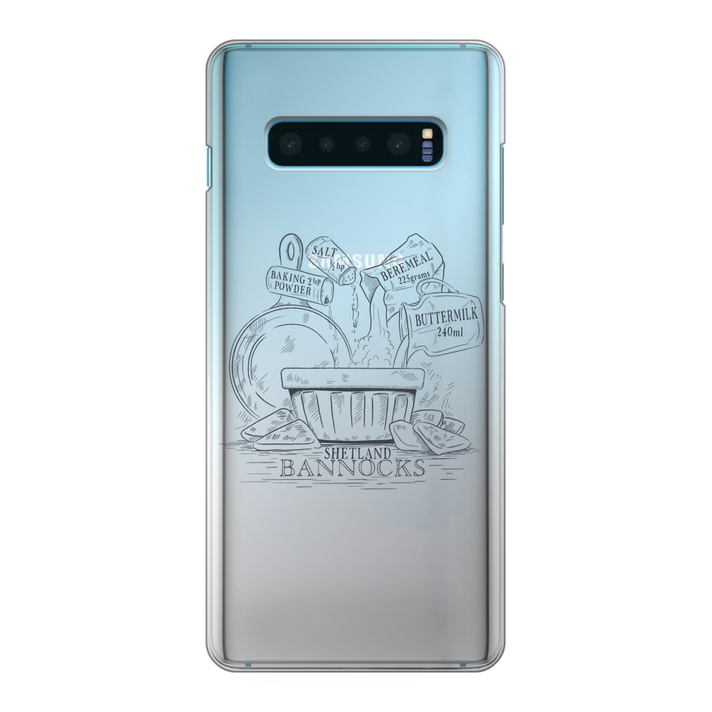 Shetland Bannocks Transparent Hard Phone Case