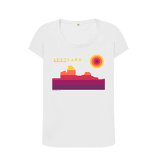 White Printed T-shirt Front