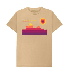 Sand Jarlshof Sunset Mens T-Shirt | Shetland, The Beautiful Isle