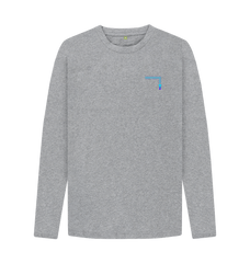 Athletic Grey Mens Long-Sleeved T-Shirt Tripple Arrow