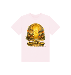 Pink Printed Kids T-Shirt Front