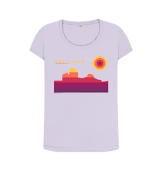 Violet Printed T-shirt Front