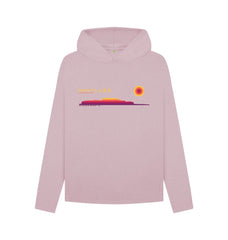 Mauve Clickimin Broch Sunset Womans Hoody | Shetland, The Beautiful Isle