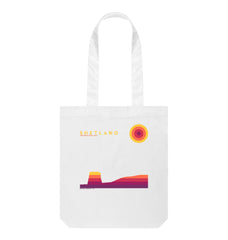 White Mousa Broch Sunset Tote Bag | Shetland, The Beautiful Isle