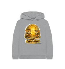 Athletic Grey Printed Kids Hoodie Front