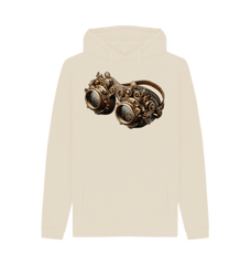 Oat Printed Hoody Front