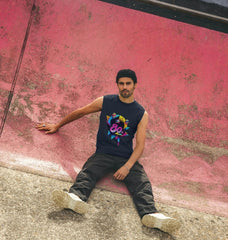 80s Inspired Mens Vest