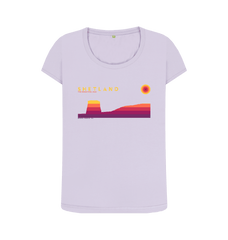 Violet Printed T-shirt Front