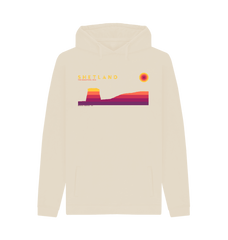 Oat Printed Hoody Front