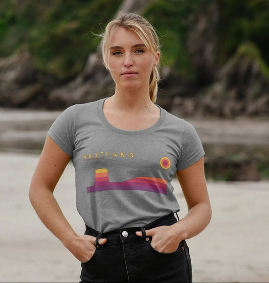 Mousa Broch Sunset Womans T-shirt