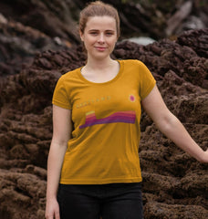 Mousa Broch Sunset Womans T-shirt