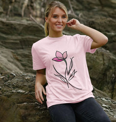 Popping Pink Womans T-shirt